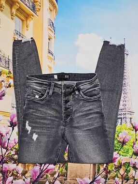 Kut from the Kloth Fab‎ Ab Toothpick Distressed Skinny Jeans Size 0